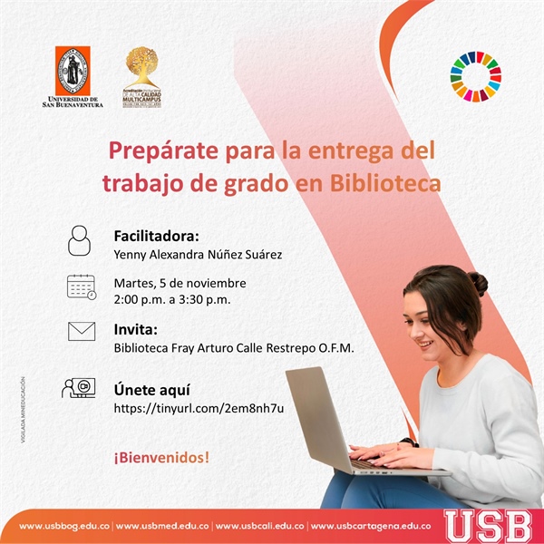 Prepárate para la entrega del trabajo de grado en Biblioteca