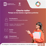 Charla-Taller: tiempo en tus manos: organiza y prioriza