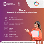 Charla: búsqueda de información jurídica en línea