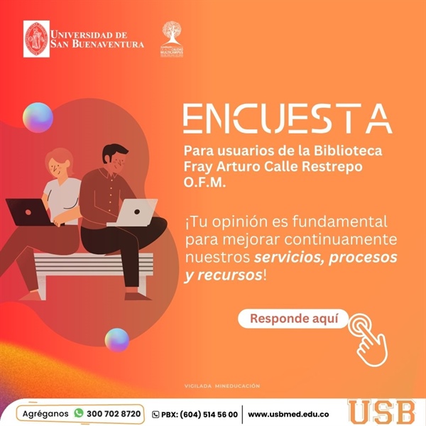 Te invitamos a diligenciar esta encuesta de Biblioteca