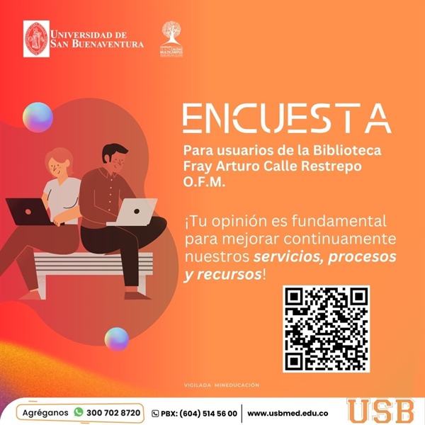Te invitamos a diligenciar esta encuesta de Biblioteca