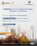 Prepárate para la entrega del trabajo de grado en Biblioteca
